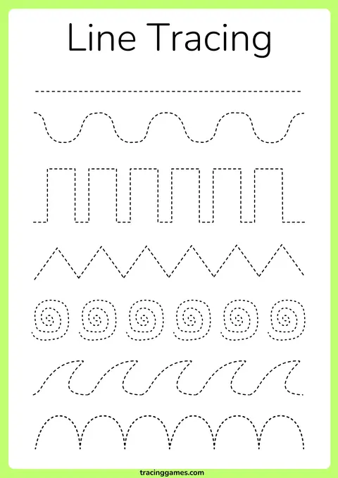 Line Tracing Worksheet